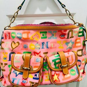 Dooney & Bourke Doodle Print Large Shoulder Bag